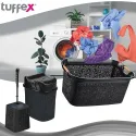 Tuffex Woow Series 5 Pcs Bathroom Set, Black