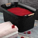 Tuffex Woow Series 5 Pcs Bathroom Set, Black