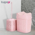 Tuffex Woow Series 5 Pcs Bathroom Set, Pink Tuffex Woow Series 5 Pcs Bathroom Set, Pink