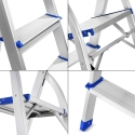 5 Steps Multi-uses Double Aluminum Ladder