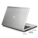 LAPTOP HP ELITEBOOK FOLIO 9470m,14" INCH CORE i7-3667U, GENERATION 3 -RAM 4GB - SSD 128GB, WINDOWS 10 PRO