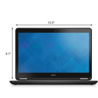 LAPTOP DELL LATITUDE E7450 13" INCH INTEL CORE i5-5300U CPU 4GB RAM 128GB SSD