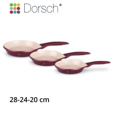 DORSH PREMIUM FRY PAN SET 20,24, 28 CM 