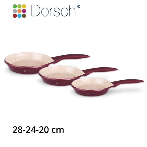 DORSH PREMIUM FRY PAN SET 20,24, 28 CM 