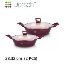 DORSCH PREMIUM LOW CASSEROLE SET 28,32CM 