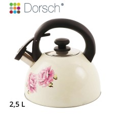 DORSCH WHITE & FLOWER TEA KETTLE 2.5L