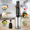 HAEGER 4 in 1 Portable Hand blender with Chopper/Whisker and Juicer