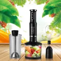 HAEGER 4 in 1 Portable Hand blender with Chopper/Whisker and Juicer