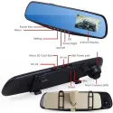 Full HD 1080 All-In-One Mirror DVR