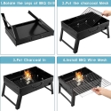 Portable and Foldable Outdoor Barbecue Grill Portable and Foldable Outdoor Barbecue Grill