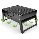Portable and Foldable Outdoor Barbecue Grill Portable and Foldable Outdoor Barbecue Grill