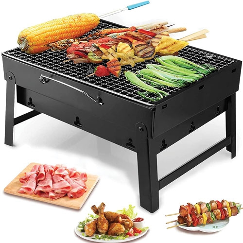 Portable and Foldable Outdoor Barbecue Grill