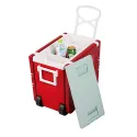 Foldable Cooler Box Set With 2 Tables and 2 Stools