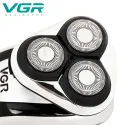 VGR V-300 2 in 1 Rechargeable Triple Head Hair Trimmer 