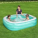 BESTWAY Rectangular Inflatable Family Pool (2.01 m x 1.5 m x 51 cm)