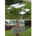 Aluminium Folding Portable With 4 Chair