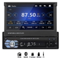 7 Inch Wince Car MP5 Player Retractable Flip Stereo Radio Bluetooth GPS USB AUX 