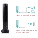 VERTICAL BLADE USB PORTABLE AIR COOLER FAN 