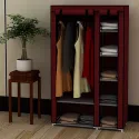 STORAGE WARDROBE, CLOTHES RAIL WITH PROTECTIV COVER 175*110*45 cm