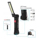 RECHARGEABLE WORK LIGHT LED WITH MAGNETIC BASE 360 DEGREE ROTATE