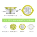 4 in 1 Multi-Function Manual Juicer