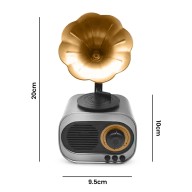 Wireless Bluetooth Rechargeable Speaker 2” 1200mAh, Classic Retro Style B5