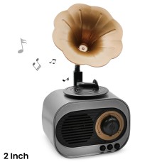 Wireless Bluetooth Rechargeable Speaker 2” 1200mAh, Classic Retro Style B5