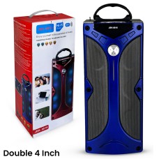 Wireless Bluetooth Rechargeable Speaker Double 4” 1200mAh, JBK-8816