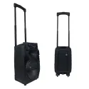  Wireless Bluetooth Rechargeable Karaoke Trolley Speaker 8”, QS-81