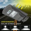 20W SOLAR STREET LIGHT WITH MOTION SENSOR