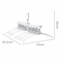 Multifunctional magic folding hanger Multifunctional magic folding hanger