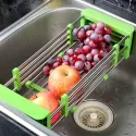 Foldable Kitchen Drain Shelf Rack Vegetable Drainer