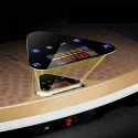  Ultra-Slim Body Shaper Vibration Platform LCD Display, 99 Levels, Includes Remote Control, Training Bands, Capacity 150 kg