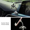 Magic Suction Cup Bracket,Car Phone Bracket 360 Rotatable Multi-Angle,Cute Flower Shape Mobile Stand