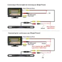 TFT LED Color Monitor, 4.3/5 inch, REAR view