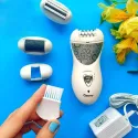 Gemei 4 in 1 rechargeable women electric depilatory 