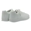 TRIMMED WHITE LEATHER SNEAKERS 4852