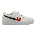 LOW LEATHER SNEAKERS, TOOBACO, WHITE 96467