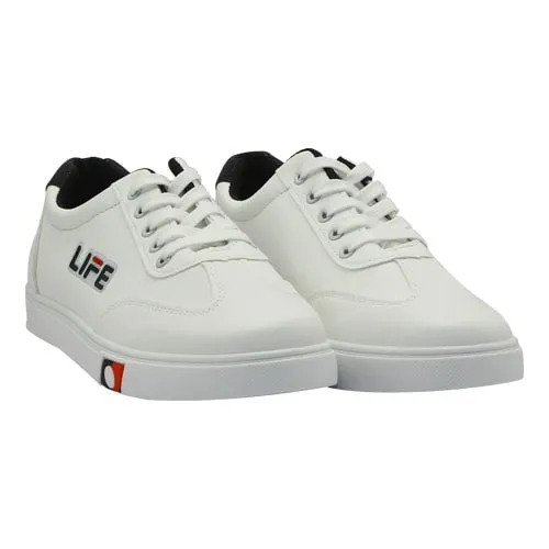 LOW LEATHER SNEAKERS, TOOBACO LIFE, WHITE 82547