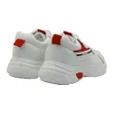 LOW LEATHER SNEAKERS, TOOBACO SPORT, WHITE 07715
