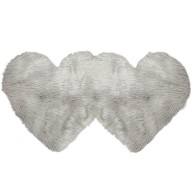 mini fur rug 50x90 cm