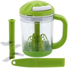 MULTIPROCESSOR CHOPPER MANUAL WITH 5 BLADES AND SNOW WHIPPING. 125 ml