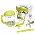 MULTIPROCESSOR CHOPPER MANUAL WITH 5 BLADES AND SNOW WHIPPING. 125 ml