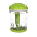 MULTIPROCESSOR CHOPPER MANUAL WITH 5 BLADES AND SNOW WHIPPING. 125 ml