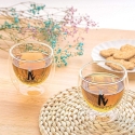  DOUBLE WALL GLASS MUG FOR COFFEE, I PC 250 ml