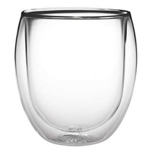  DOUBLE WALL GLASS MUG FOR COFFEE, I PC 250 ml