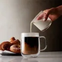 COFFEE MUG CUP DOUBLE-DECK TRANSPARENT 300ml, 1PC