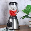 ELECTRIC BLENDER STAINLESS STEEL 2 IN 1 WITH GLASS BOWL, BRAUNL BR-Y66 1800 W