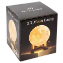 MOON LAMP, MULTICOLOR 3D LED NIGHT LIGHT WITH STAND