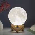 MOON LAMP, MULTICOLOR 3D LED NIGHT LIGHT WITH STAND